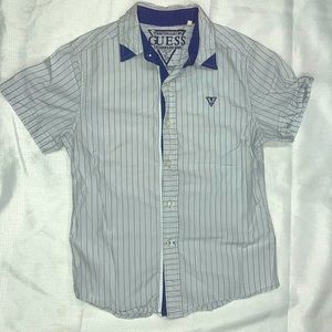 Guess short sleeve button down shirt size 8/10